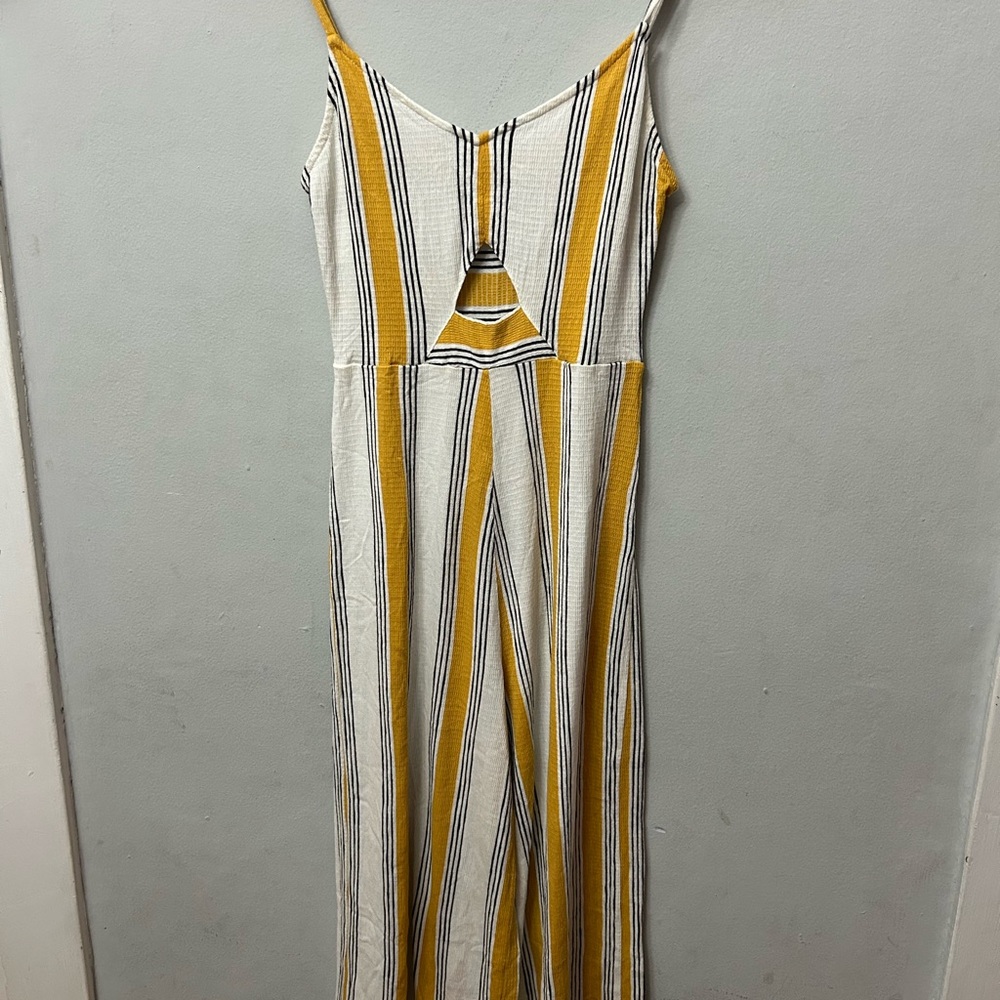 Love Tree Mustard and White Striped Garment